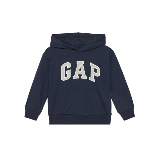 Gap Bluza 743959-06 Granatowy Relaxed Fit ze sklepu MODIVO w kategorii Bluzy chłopięce - zdjęcie 182645726