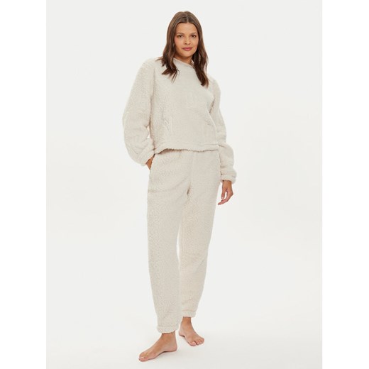 DKNY Piżama YI90022 Écru Regular Fit ze sklepu MODIVO w kategorii Piżamy damskie - zdjęcie 182645778
