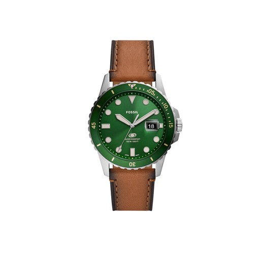 Fossil Zegarek Blue FS5946 Brązowy ze sklepu MODIVO w kategorii Zegarki - zdjęcie 182645797
