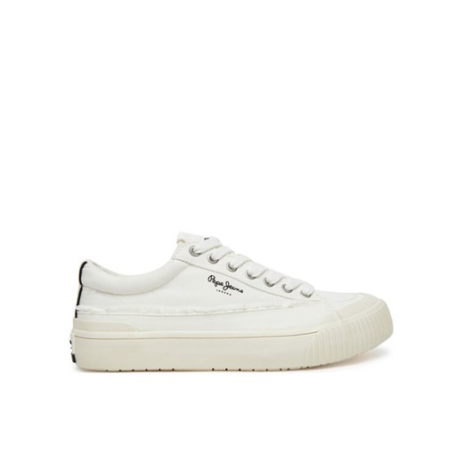 Pepe Jeans Tenisówki Ben Fresh W PLS31589 Biały ze sklepu MODIVO w kategorii Trampki damskie - zdjęcie 182645867