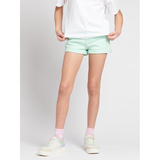 Lee Szorty jeansowe Carol LEG5067 Niebieski Regular Fit ze sklepu MODIVO w kategorii Spodenki dziewczęce - zdjęcie 182645938
