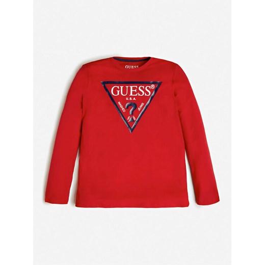 Guess Bluzka L84I29 K8HM0 Czerwony Regular Fit ze sklepu MODIVO w kategorii T-shirty chłopięce - zdjęcie 182646008