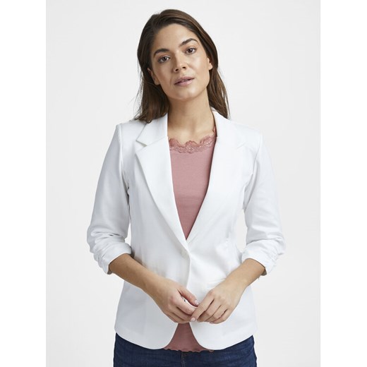 Fransa Marynarka 20604689 Biały Regular Fit ze sklepu MODIVO w kategorii Marynarki damskie - zdjęcie 182646079