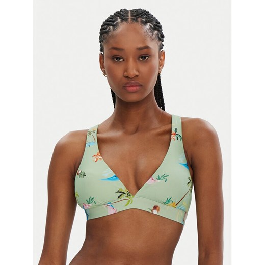 Seafolly Góra od bikini Isla Palm 31514MF216 Zielony ze sklepu MODIVO w kategorii Stroje kąpielowe - zdjęcie 182646146