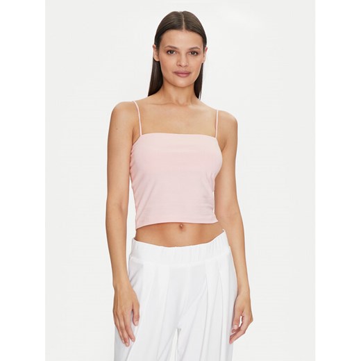Gina Tricot Top 80827 Różowy Slim Fit ze sklepu MODIVO w kategorii Bluzki damskie - zdjęcie 182646185