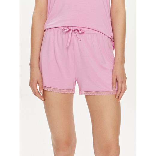 Tommy Hilfiger Szorty piżamowe UW0UW05289 Różowy Regular Fit ze sklepu MODIVO w kategorii Piżamy damskie - zdjęcie 182646199