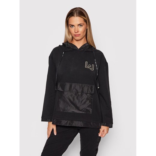Liu Jo Sport Bluza TF1067 F0843 Czarny Regular Fit ze sklepu MODIVO w kategorii Bluzy damskie - zdjęcie 182646225