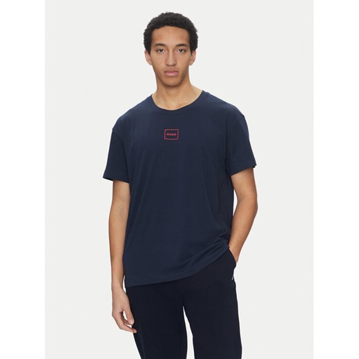 HUGO T-Shirt Laze 50525236 Granatowy Regular Fit ze sklepu MODIVO w kategorii T-shirty męskie - zdjęcie 182646235
