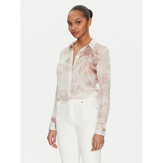 Guess Koszula W5GH59 WDW82 Kolorowy Regular Fit ze sklepu MODIVO w kategorii Koszule damskie - zdjęcie 182646295