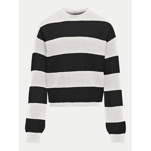 Kids ONLY Sweter Franca 15326339 Czarny Loose Fit ze sklepu MODIVO w kategorii Swetry dziewczęce - zdjęcie 182646336