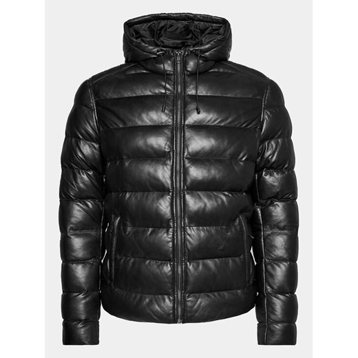 Serge Pariente Kurtka skórzana Warman Czarny Slim Fit Serge Pariente XXL MODIVO