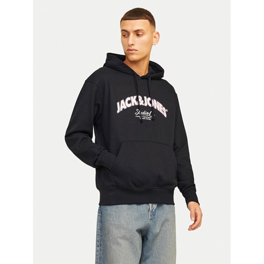 Jack&Jones Bluza Bronx 12262919 Czarny Regular Fit ze sklepu MODIVO w kategorii Bluzy męskie - zdjęcie 182646387