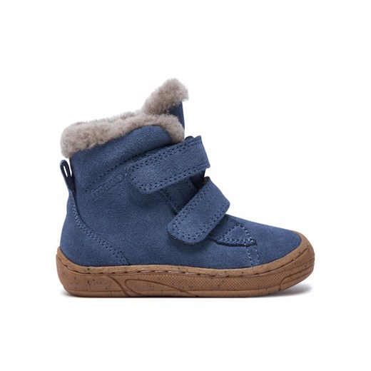 Froddo Kozaki Minni Suede G2110141-6 M Niebieski ze sklepu MODIVO w kategorii Buty zimowe dziecięce - zdjęcie 182646428