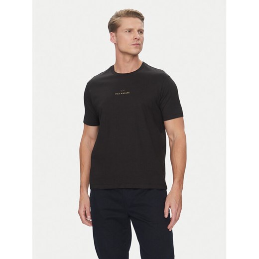 Paul&Shark T-Shirt C0P1240 Czarny Regular Fit ze sklepu MODIVO w kategorii T-shirty męskie - zdjęcie 182646445