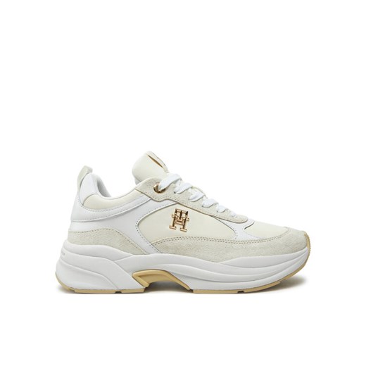 Tommy Hilfiger Sneakersy Th Chunky Feminine Runner FW0FW08616 Écru ze sklepu MODIVO w kategorii Buty sportowe damskie - zdjęcie 182646455