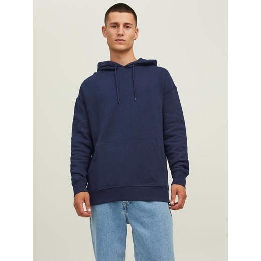Jack&Jones Bluza Star 12208157 Granatowy Relaxed Fit ze sklepu MODIVO w kategorii Bluzy męskie - zdjęcie 182646458