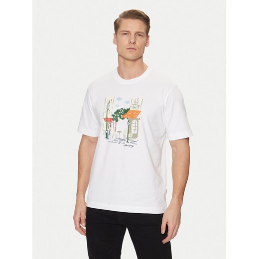 Jack&Jones T-Shirt Machester 12273549 Biały Relaxed Fit ze sklepu MODIVO w kategorii T-shirty męskie - zdjęcie 182646518