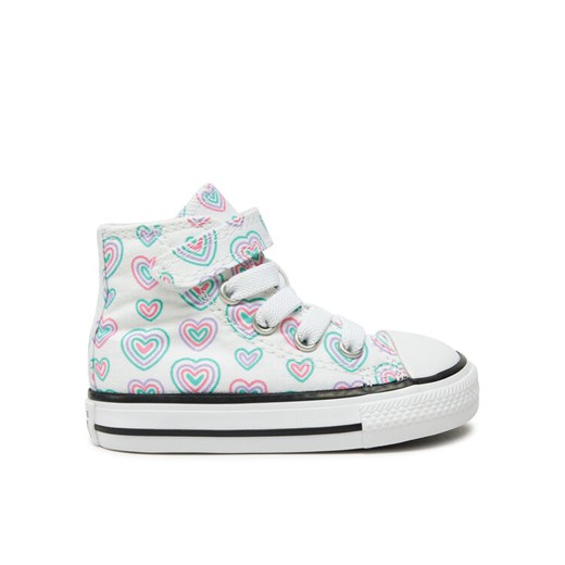 Converse Trampki Chuck Taylor All Star Hearts Easy-On A08379C Kolorowy ze sklepu MODIVO w kategorii Trampki dziecięce - zdjęcie 182646556