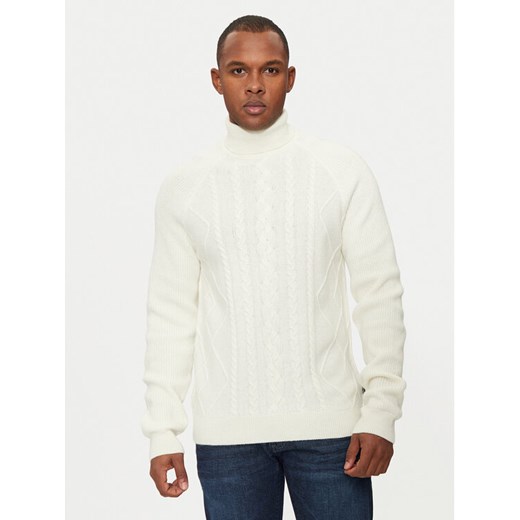 Hechter Paris Golf 65019 142814 Écru Regular Fit ze sklepu MODIVO w kategorii Swetry męskie - zdjęcie 182646596