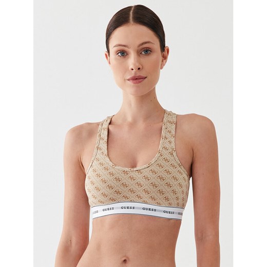 Guess Biustonosz top Carrie O97C01 KBOE1 Beżowy ze sklepu MODIVO w kategorii Biustonosze - zdjęcie 182646599