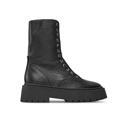 Steve Madden Trapery Odilia Bootie SM11002631 SM11002631-017 Czarny ze sklepu MODIVO w kategorii Workery damskie - zdjęcie 182646638