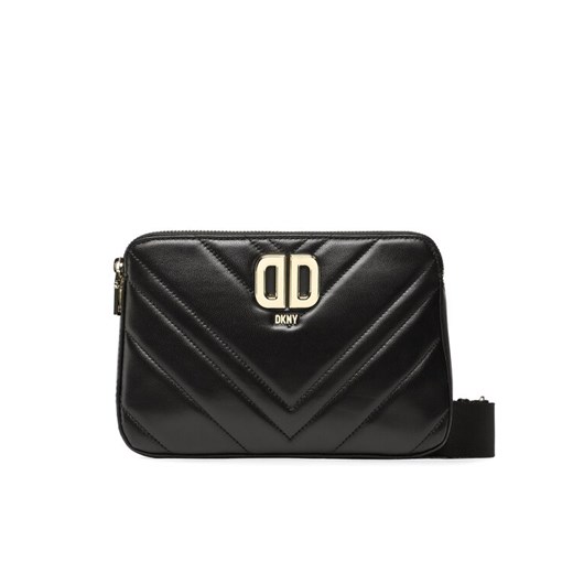 DKNY Torebka Delphine Dbl Zip Cbo R23EBG29 Czarny ze sklepu MODIVO w kategorii Listonoszki - zdjęcie 182646649