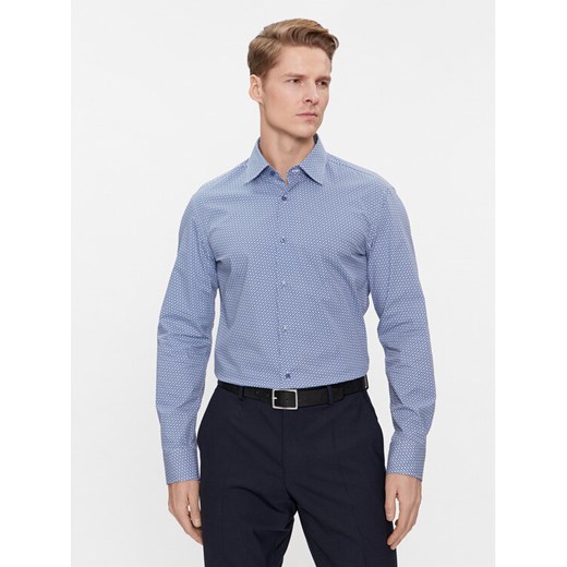 Boss Koszula H-Hank-Kent-C1-214 50478620 Niebieski Slim Fit ze sklepu MODIVO w kategorii Koszule męskie - zdjęcie 182646698