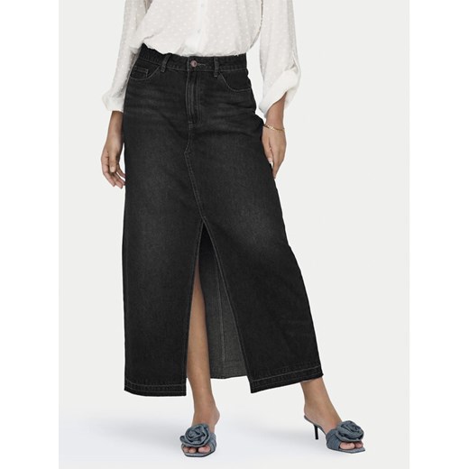 JDY Spódnica jeansowa Bella 15317441 Czarny Regular Fit ze sklepu MODIVO w kategorii Spódnice - zdjęcie 182646705