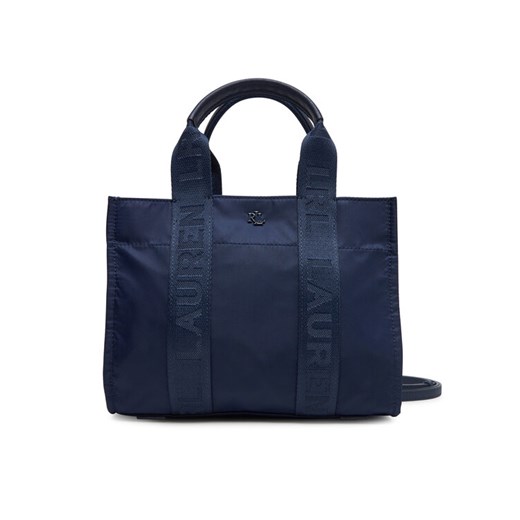 LAUREN RALPH LAUREN Torebka 431962612002 Granatowy ze sklepu MODIVO w kategorii Torby Shopper bag - zdjęcie 182646716