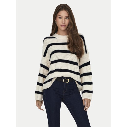 JDY Sweter Justy 15264902 Beżowy Regular Fit ze sklepu MODIVO w kategorii Swetry damskie - zdjęcie 182646726