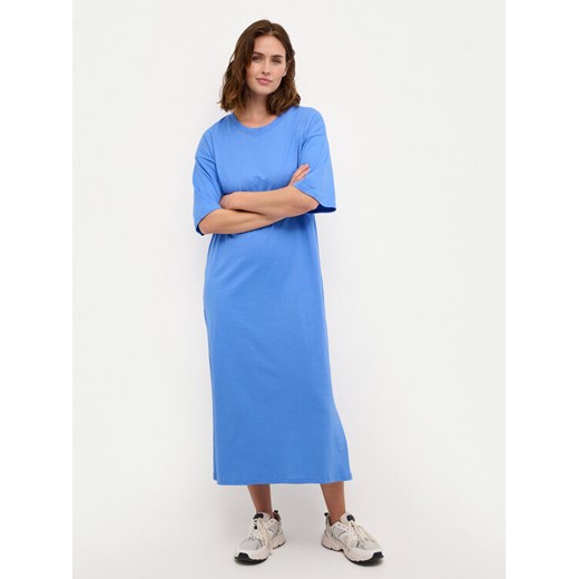 Kaffe Sukienka codzienna Edna 10507351 Niebieski Loose Fit ze sklepu MODIVO w kategorii Sukienki - zdjęcie 182646788