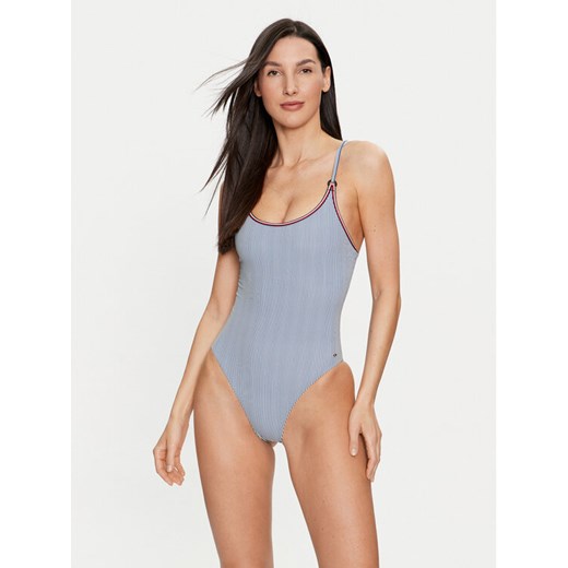 Tommy Hilfiger Strój kąpielowy UW0UW05328 Niebieski ze sklepu MODIVO w kategorii Stroje kąpielowe - zdjęcie 182646896