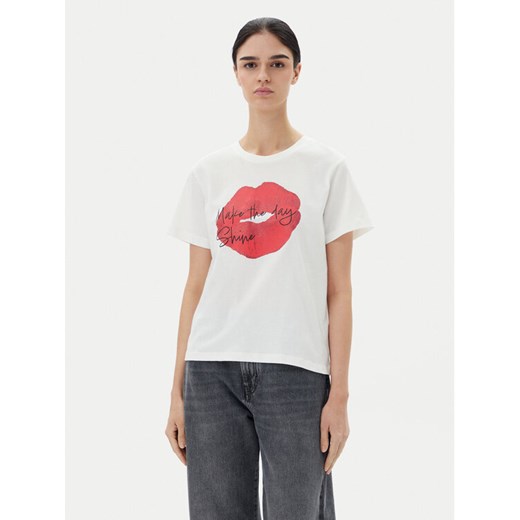 JDY T-Shirt Daisy 15348400 Biały Regular Fit ze sklepu MODIVO w kategorii Bluzki damskie - zdjęcie 182646955