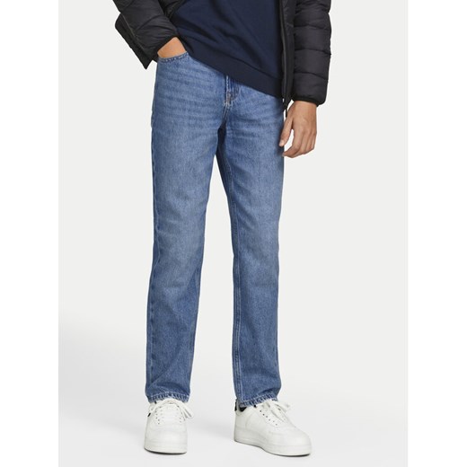 Jack&Jones Junior Jeansy Clark 12204020 Niebieski Regular Fit ze sklepu MODIVO w kategorii Spodnie chłopięce - zdjęcie 182646958