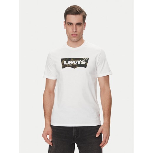 Levi's® T-Shirt Original Housemark 22489-0163 Biały Regular Fit ze sklepu MODIVO w kategorii T-shirty męskie - zdjęcie 182647056