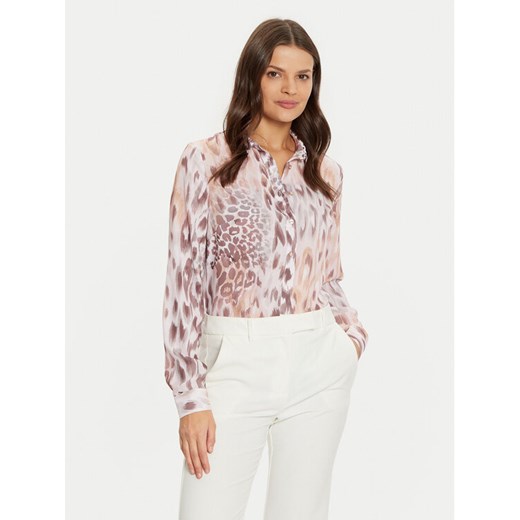 Guess Koszula W4BH56 WGLA2 Różowy Comfort Fit ze sklepu MODIVO w kategorii Koszule damskie - zdjęcie 182647066