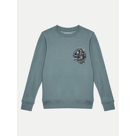 Jack&Jones Junior Bluza Skull Rock 12259869 Niebieski Standard Fit ze sklepu MODIVO w kategorii Bluzy chłopięce - zdjęcie 182647086