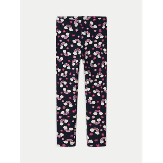 NAME IT Legginsy Vivian 13225099 Granatowy Regular Fit ze sklepu MODIVO w kategorii Spodnie dziewczęce - zdjęcie 182647089