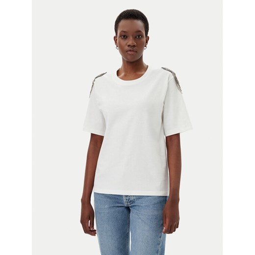 ViCOLO T-Shirt RD0015 Biały Regular Fit ze sklepu MODIVO w kategorii Bluzki damskie - zdjęcie 182647128