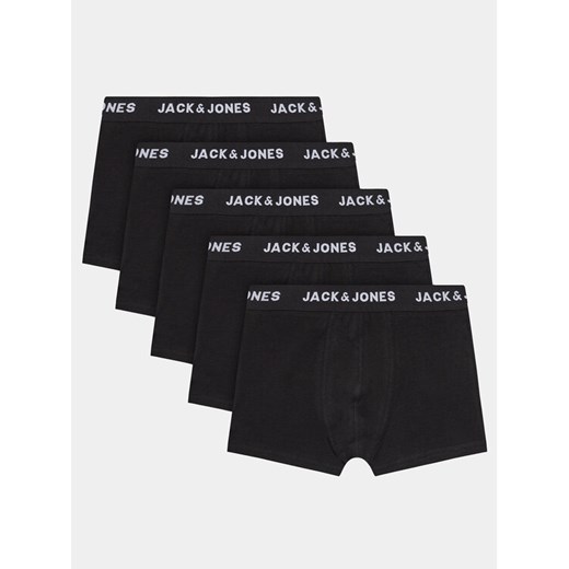 Jack&Jones Junior Komplet 5 par bokserek Chuey 12210878 Czarny ze sklepu MODIVO w kategorii Majtki dziecięce - zdjęcie 182647139