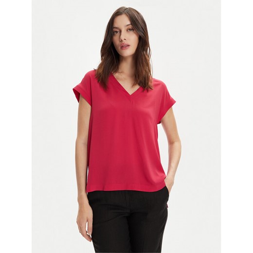 Marella T-Shirt Pialla 2413111094 Różowy Regular Fit ze sklepu MODIVO w kategorii Bluzki damskie - zdjęcie 182647196