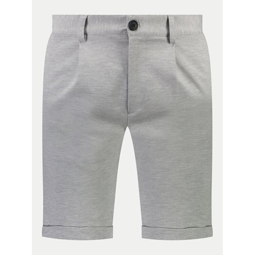 Lindbergh Szorty materiałowe 30-501024 Szary Regular Fit ze sklepu MODIVO w kategorii Spodenki męskie - zdjęcie 182647219
