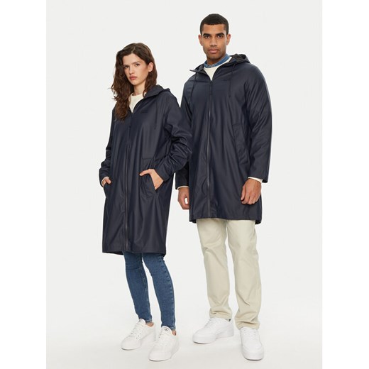 Hunter Kurtka przeciwdeszczowa Andrea HARU0002242 Granatowy Regular Fit ze sklepu MODIVO w kategorii Kurtki męskie - zdjęcie 182647268