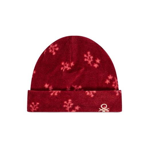United Colors Of Benetton Czapka Basic Winter Kg 6U87B42EQ Czerwony ze sklepu MODIVO w kategorii Czapki dziecięce - zdjęcie 182647269