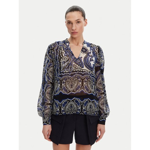 Morgan Bluzka 251-OJAL.F Granatowy Regular Fit ze sklepu MODIVO w kategorii Bluzki damskie - zdjęcie 182647288