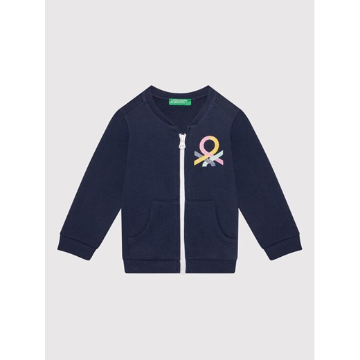 United Colors Of Benetton Bluza 3J70C5920 Granatowy Regular Fit ze sklepu MODIVO w kategorii Bluzy i swetry - zdjęcie 182647295