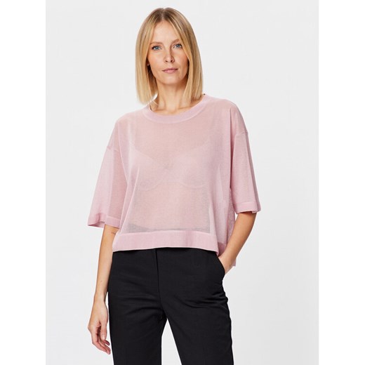 Sisley Sweter 1034M102Y Różowy Regular Fit ze sklepu MODIVO w kategorii Swetry damskie - zdjęcie 182647338