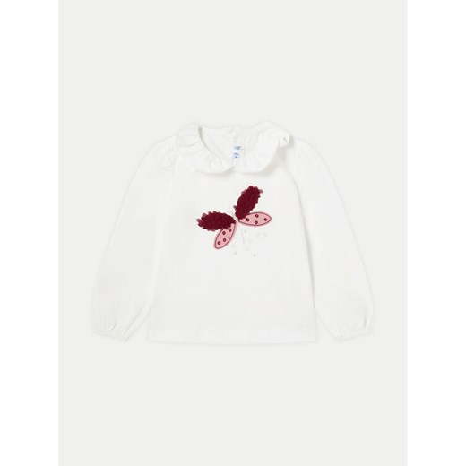 Mayoral Bluzka 2047 Écru Regular Fit ze sklepu MODIVO w kategorii Bluzy i swetry - zdjęcie 182647355