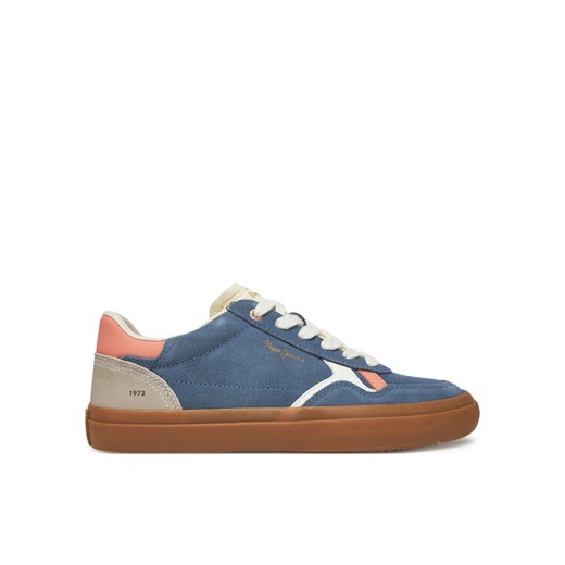 Pepe Jeans Sneakersy Travis City W PLS31592 Niebieski ze sklepu MODIVO w kategorii Buty sportowe damskie - zdjęcie 182647408