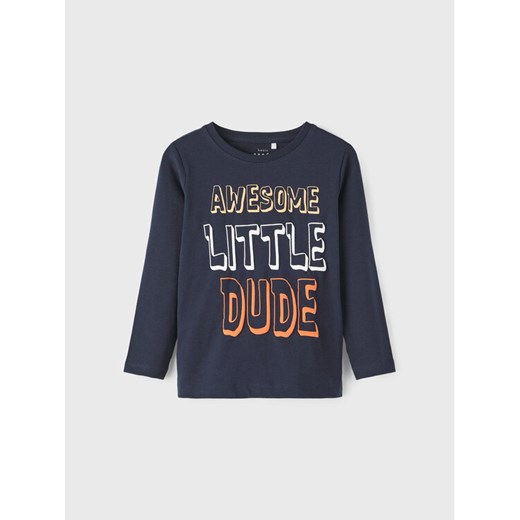 NAME IT Bluzka 13212242 Granatowy Regular Fit ze sklepu MODIVO w kategorii T-shirty chłopięce - zdjęcie 182647427